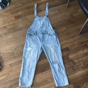 Lucky Brand Light Denim Overalls